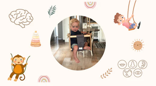 The new wooden baby swing by Swüng It®.